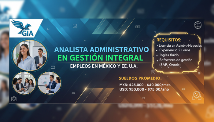 Analista Administrativo en Gestión Integral