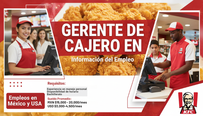 Cajero en KFC