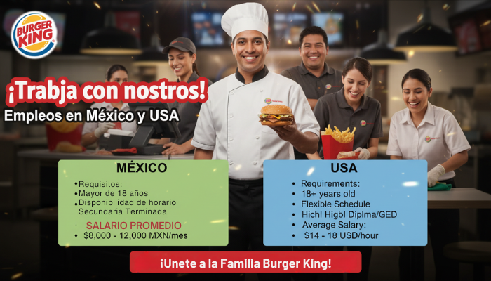 Cocinero en Burger King