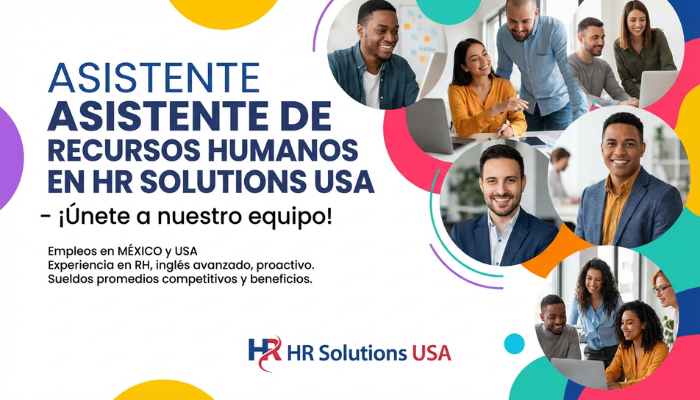 Asistente de Recursos Humanos en HR Solutions USA